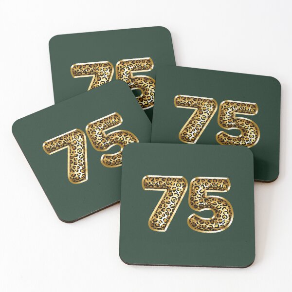 Item preview, 75th Birthday 	 Leopard Animal Print Seventy Five 	 	 designed and sold by wgfsmyrq82.