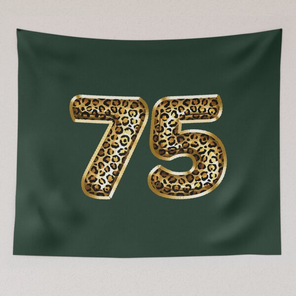 Item preview, 75th Birthday 	 Leopard Animal Print Seventy Five 	 	 designed and sold by wgfsmyrq82.
