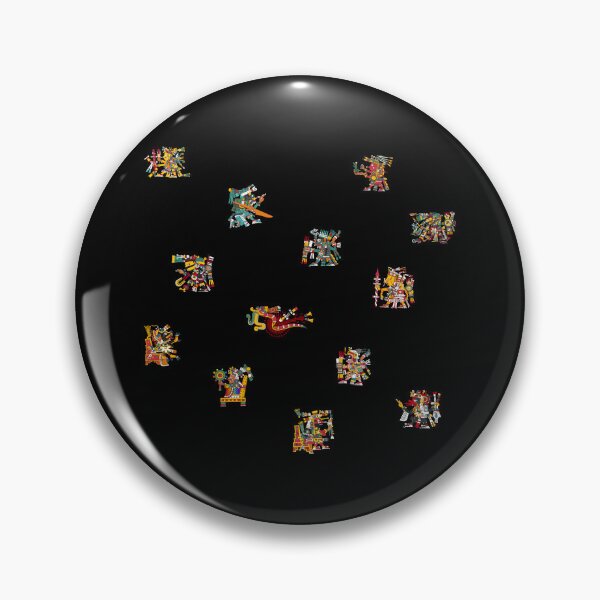 Item preview, Aztec Pantheon in Colourful Pattern designed and sold by kernowerno.