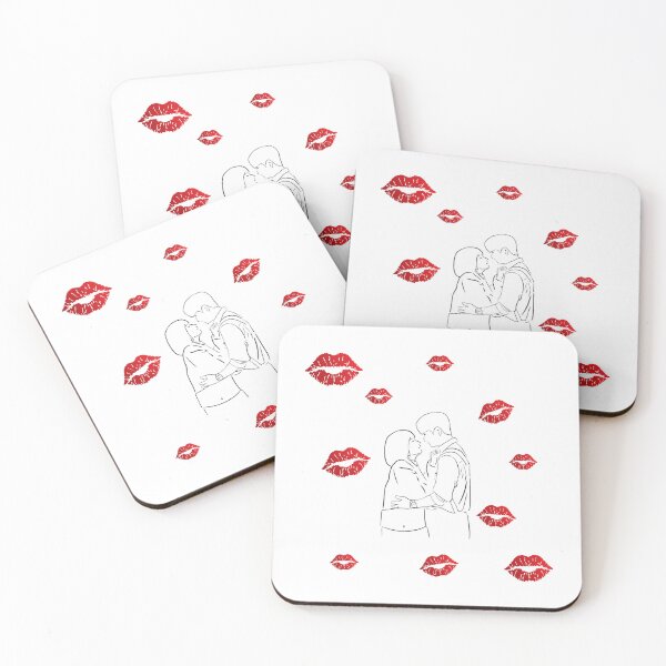 Item preview, Woo Yong Woo & Lee Jun Ho look at each other  lips background designed and sold by paintingtour.