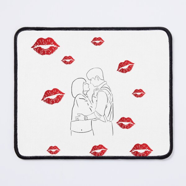 Item preview, Woo Yong Woo & Lee Jun Ho look at each other lips background designed and sold by paintingtour.