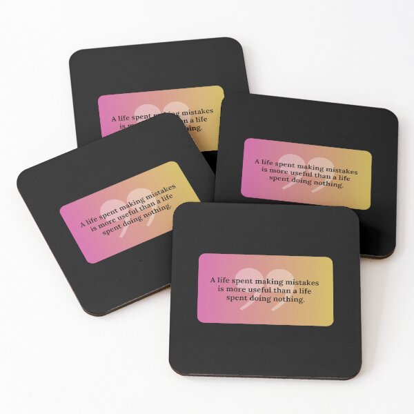 Item preview, Making mistakes is more useful than doing nothing - George Bernard Shaw designed and sold by bettercolors.