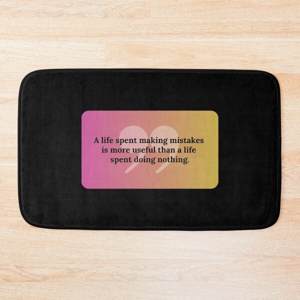 Item preview, Making mistakes is more useful than doing nothing - George Bernard Shaw designed and sold by bettercolors.