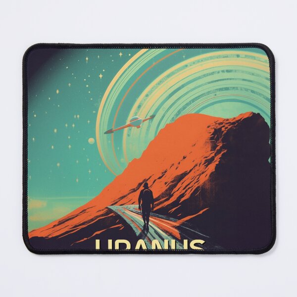 Item preview, Unveil the Mysterious Beauty of Uranus - Vintage Travel Poster designed and sold by Thomas TYS.