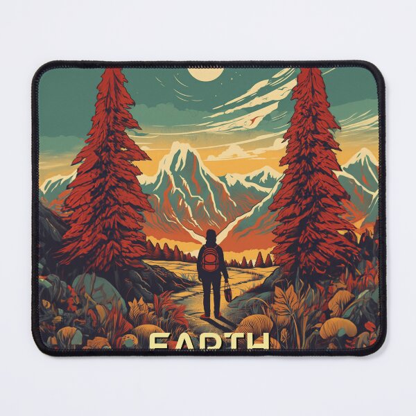 Item preview, Celebrate the Beauty of Planet Earth - Vintage Travel Poster designed and sold by Thomas TYS.