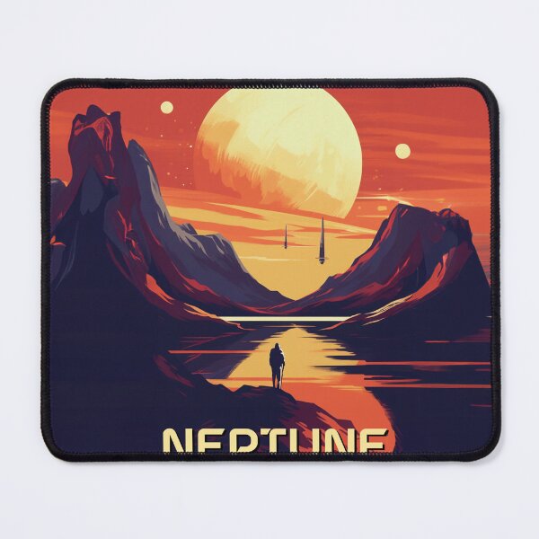 Item preview, Explore the Mysteries of Neptune - Vintage Travel Poster designed and sold by Thomas TYS.