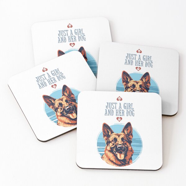 Item preview, Just A Girl And Her Dog 73 (German Shepherd version) designed and sold by ArtArturs.