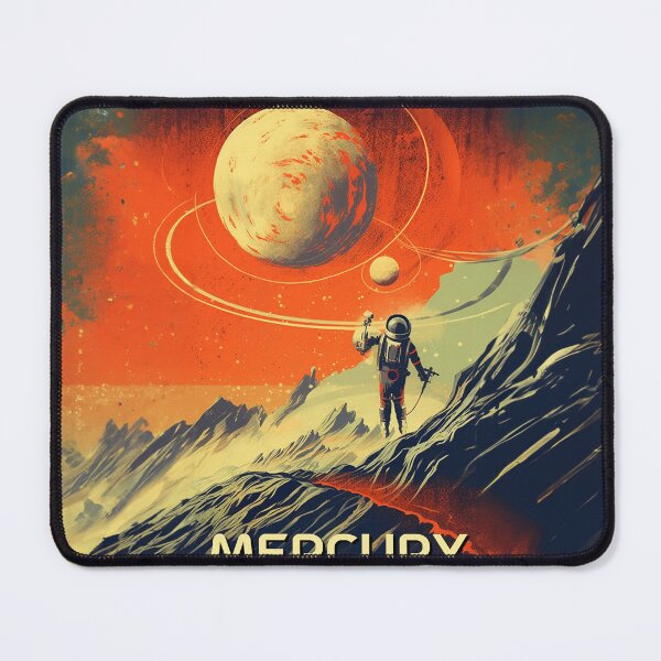 Item preview, Explore the Mysterious Charms of Mercury - Vintage Travel Poster designed and sold by Thomas TYS.