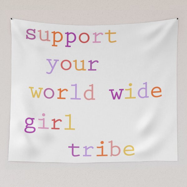 Item preview, Support Your World Wide Girl Tribe designed and sold by Marla Perelmuter.