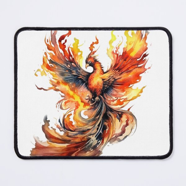 Item preview, colorful phoenix designed and sold by Avirona.