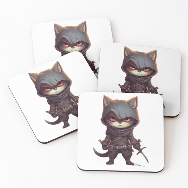Aperçu de l'œuvre chat d'assassin créée et vendue par MixedModernArt.