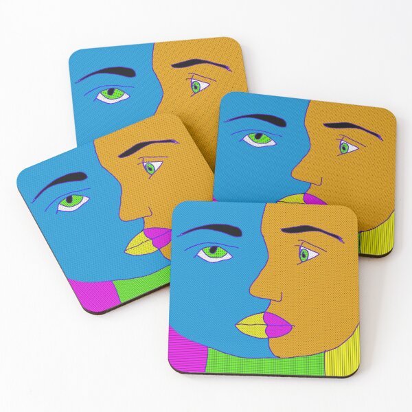 Item preview, Face to face pop art style designed and sold by Tortoon13.