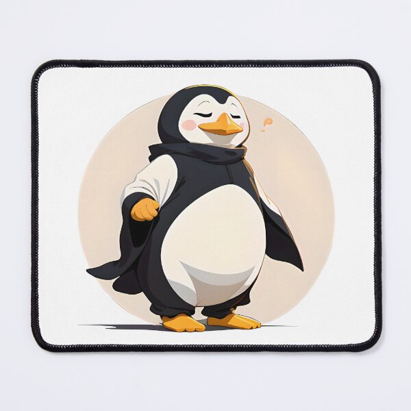 Item preview, Satisfied Penguin Monk designed and sold by ioto-visuals.