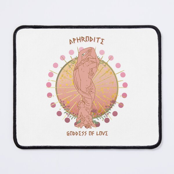 Item preview, Aphrodite goddess of love Greek mythology, gold designed and sold by Mirksaz-designs.