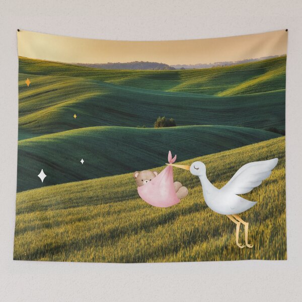 Item preview, The power animal - white stork designed and sold by ManifestYDreams.