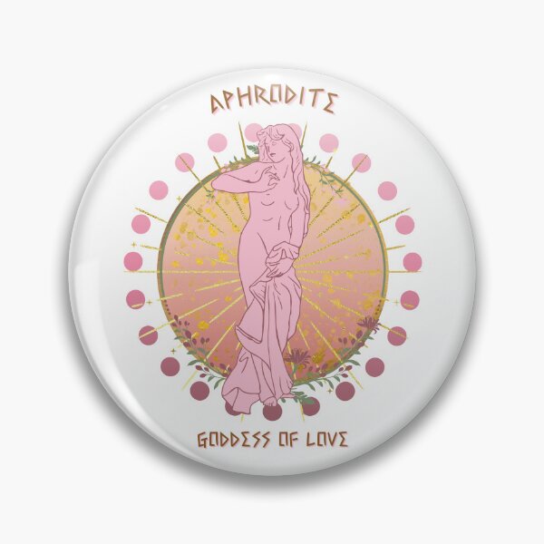 Item preview, Aphrodite goddess of love Greek mythology, gold designed and sold by Mirksaz-designs.