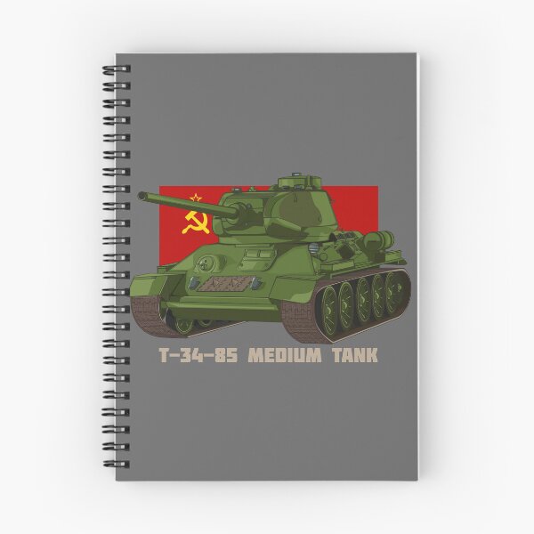 Item preview, T-34 85 Russian Medium Tank Soviet Flag designed and sold by MilitaryMart.