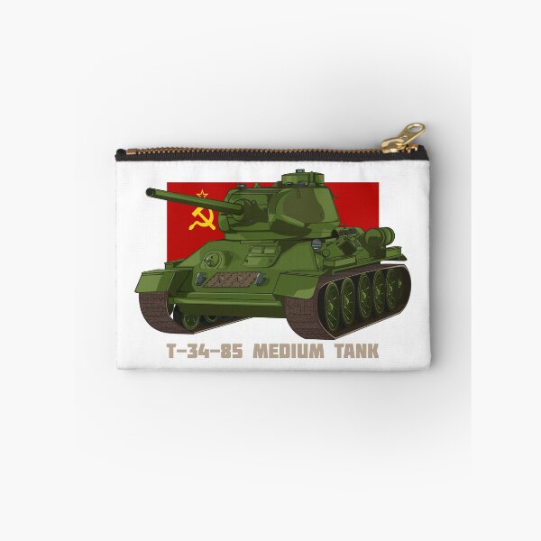 Item preview, T-34 85 Russian Medium Tank Soviet Flag designed and sold by MilitaryMart.