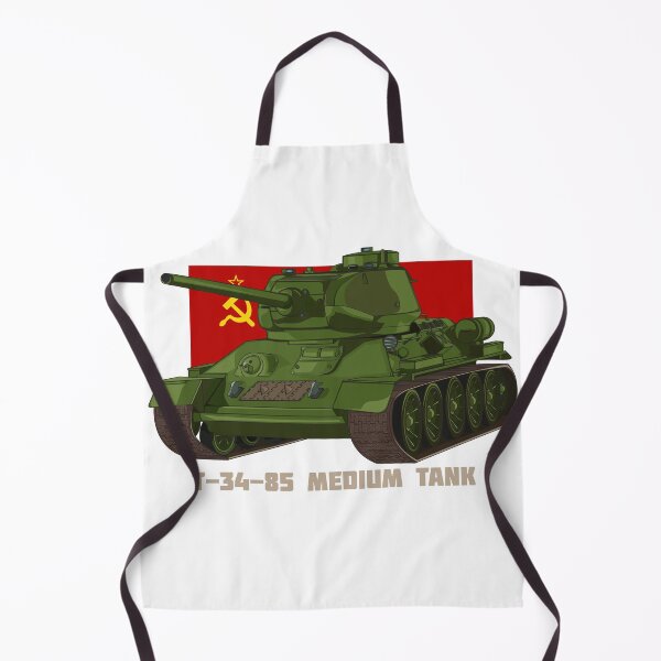 Item preview, T-34 85 Russian Medium Tank Soviet Flag designed and sold by MilitaryMart.