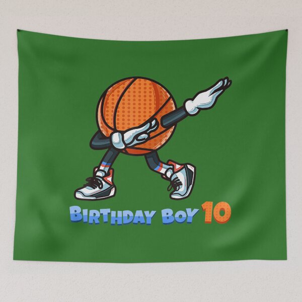 Item preview, Funny Dabbing Basketball Ball 10th Birthday 	 10 Years Old 	 	 designed and sold by pwapudfeyk85.