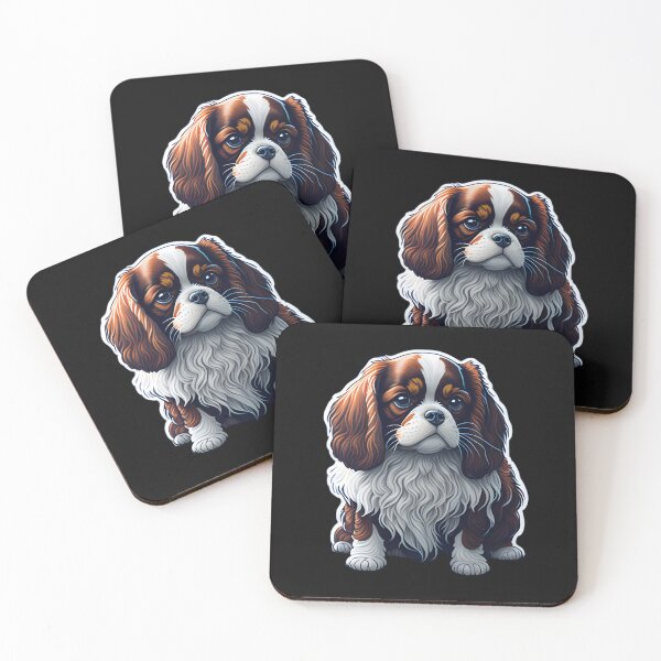 Item preview, English Cavalier King Charles Spaniel (Sticker and Print Out) designed and sold by Sir Elgin Ortiz.