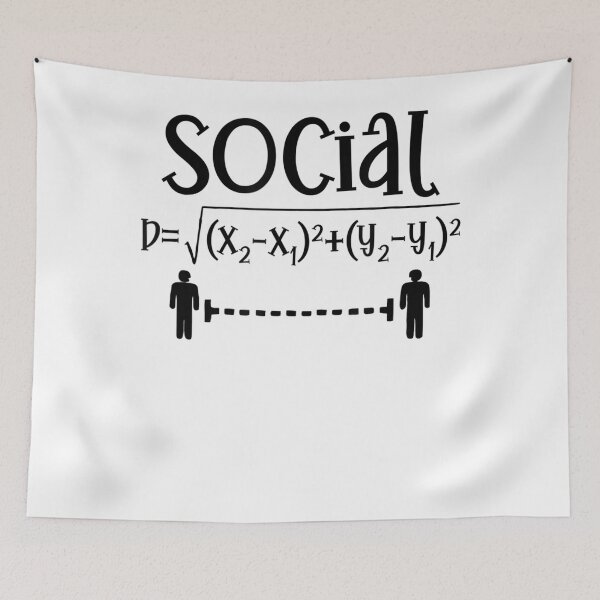 Item preview, Social Distancing Math Teacher Quarantined Math Teacher designed and sold by puembojorgwj.