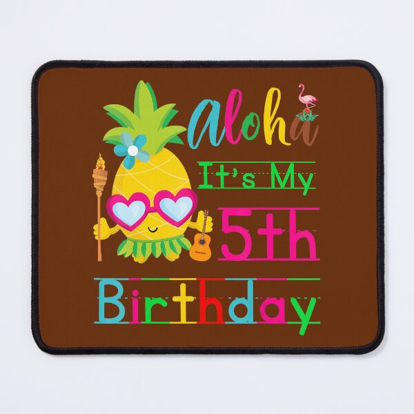 Item preview, Aloha It's My 5th Birthday Hawaii Second 	 Luau Candles 	 	 designed and sold by inpzduzsv56.
