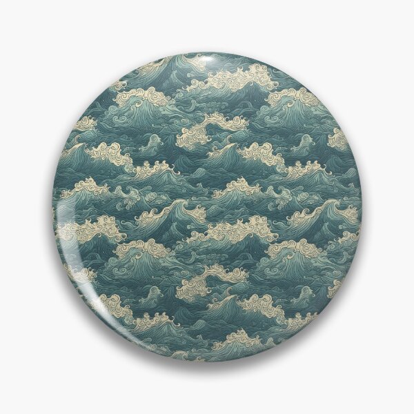 Item preview, Ocean waves pattern designed and sold by Ocean-Lana.
