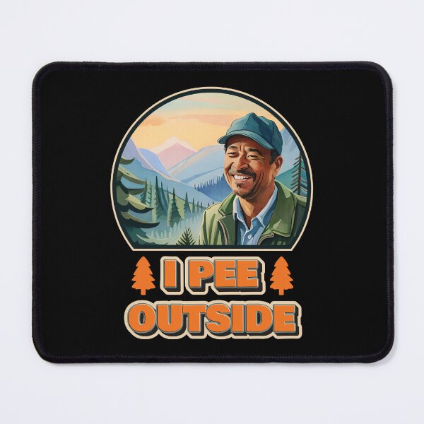 Item preview, I Pee Outside - Vintage Retro Funny Camping Slogan Hiking Outdoors Sayings Ver1 designed and sold by thecatcouch.
