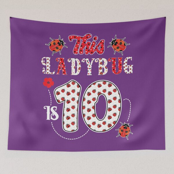 Item preview, This ladybug is 10 Years - 10th Birthday 	 Family Ladybug 	 	 designed and sold by bwjmgamsai72.