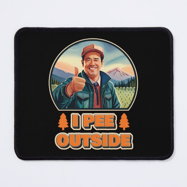 Item preview, I Pee Outside - Vintage Retro Funny Camping Slogan Hiking Outdoors Sayings Ver2 designed and sold by thecatcouch.