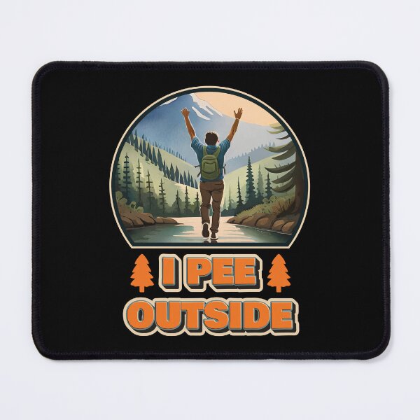 Item preview, I Pee Outside - Vintage Retro Funny Camping Slogan Hiking Outdoors Sayings Ver4 designed and sold by thecatcouch.