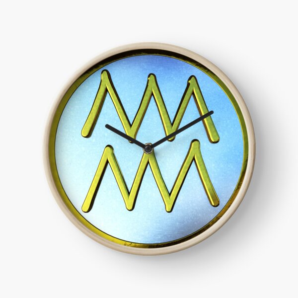 Aquarius Glyph Clock