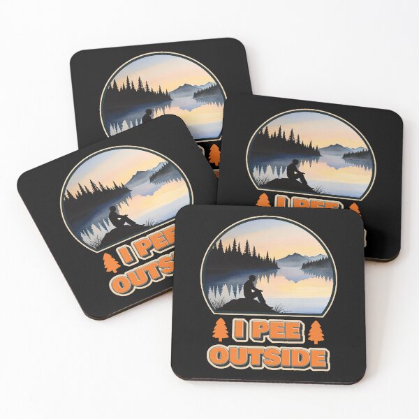 Item preview, I Pee Outside - Vintage Retro Funny Camping Slogan Hiking Outdoors Sayings Ver5 designed and sold by thecatcouch.