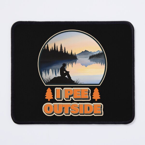 Item preview, I Pee Outside - Vintage Retro Funny Camping Slogan Hiking Outdoors Sayings Ver5 designed and sold by thecatcouch.