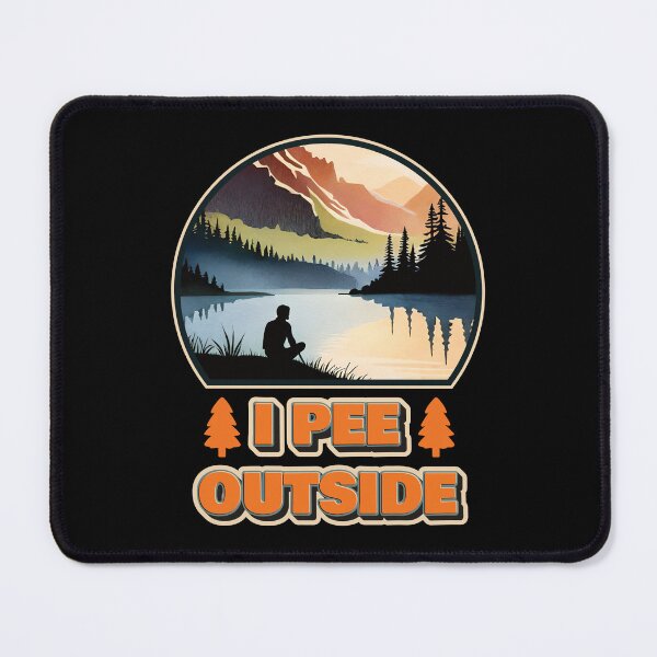 Item preview, I Pee Outside - Vintage Retro Funny Camping Slogan Hiking Outdoors Sayings Ver6 designed and sold by thecatcouch.