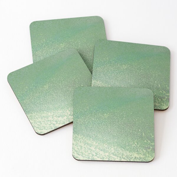 Item preview, Mars is green and gold and celadon and aqua designed and sold by Jenie Yolland.