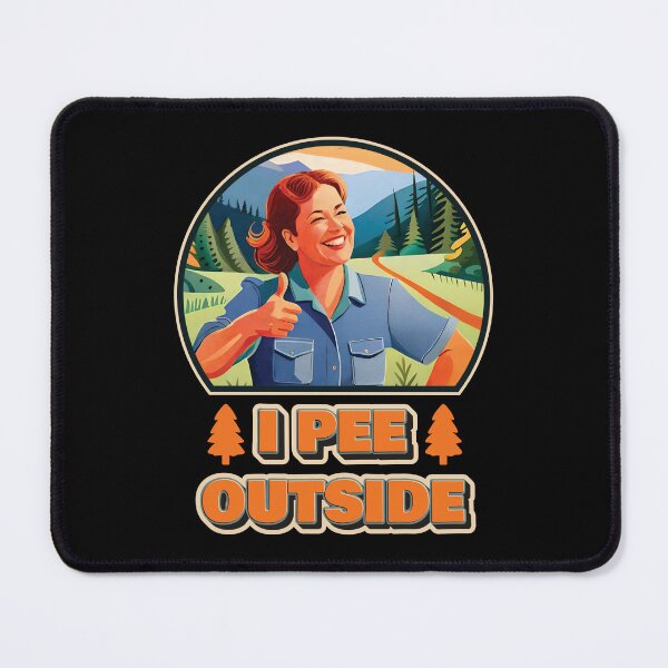 Item preview, I Pee Outside - Vintage Retro Funny Camping Slogan Hiking Outdoors Sayings Ver8 designed and sold by thecatcouch.