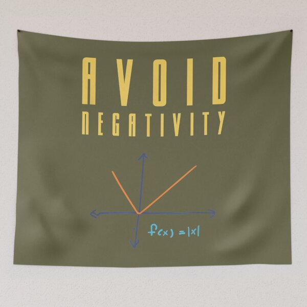 Item preview, Avoid Negativity Funny Cool Mathematician Geek 	 		 designed and sold by xpnzqdcxh48.