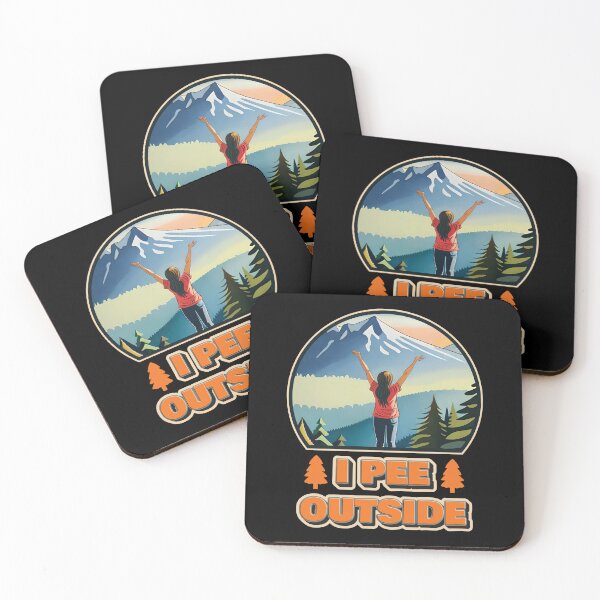Item preview, I Pee Outside - Vintage Retro Funny Camping Slogan Hiking Outdoors Sayings Ver10 designed and sold by thecatcouch.