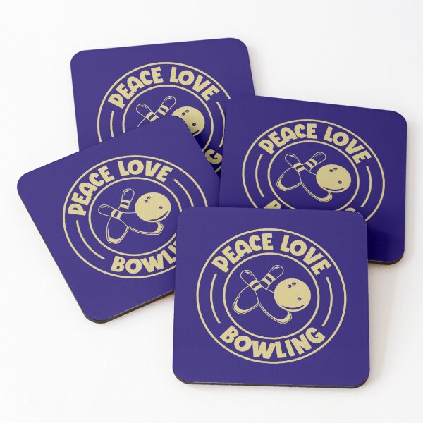 Item preview, Peace Love Bowling Sports Lovers 	 	 designed and sold by oulzpfsfq10.
