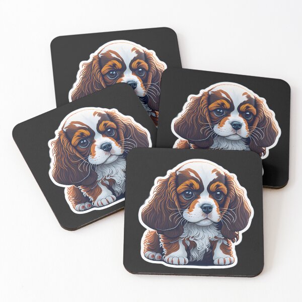 Item preview, English Cavalier King Charles Spaniel (Sticker and Print Out) designed and sold by Sir Elgin Ortiz.