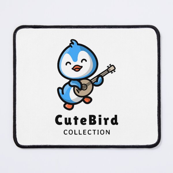 Item preview, Cute Cartoon Bird Playing Guitar designed and sold by 67prints.