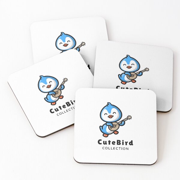 Item preview, Cute Cartoon Bird Playing Guitar designed and sold by 67prints.