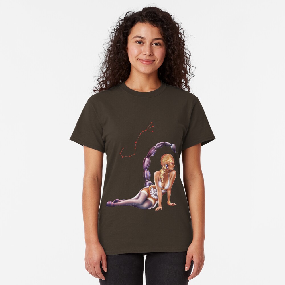 Scorpio OC - 12 Zodiac Ladies Classic T-Shirt