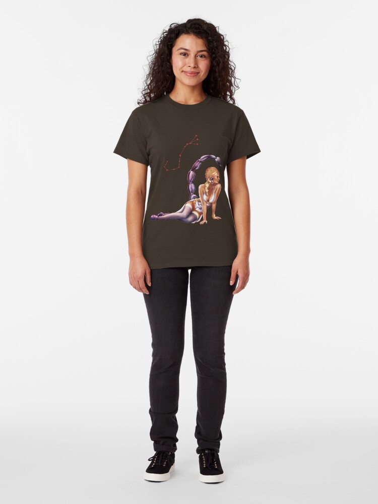 Alternate view of Scorpio OC - 12 Zodiac Ladies Classic T-Shirt