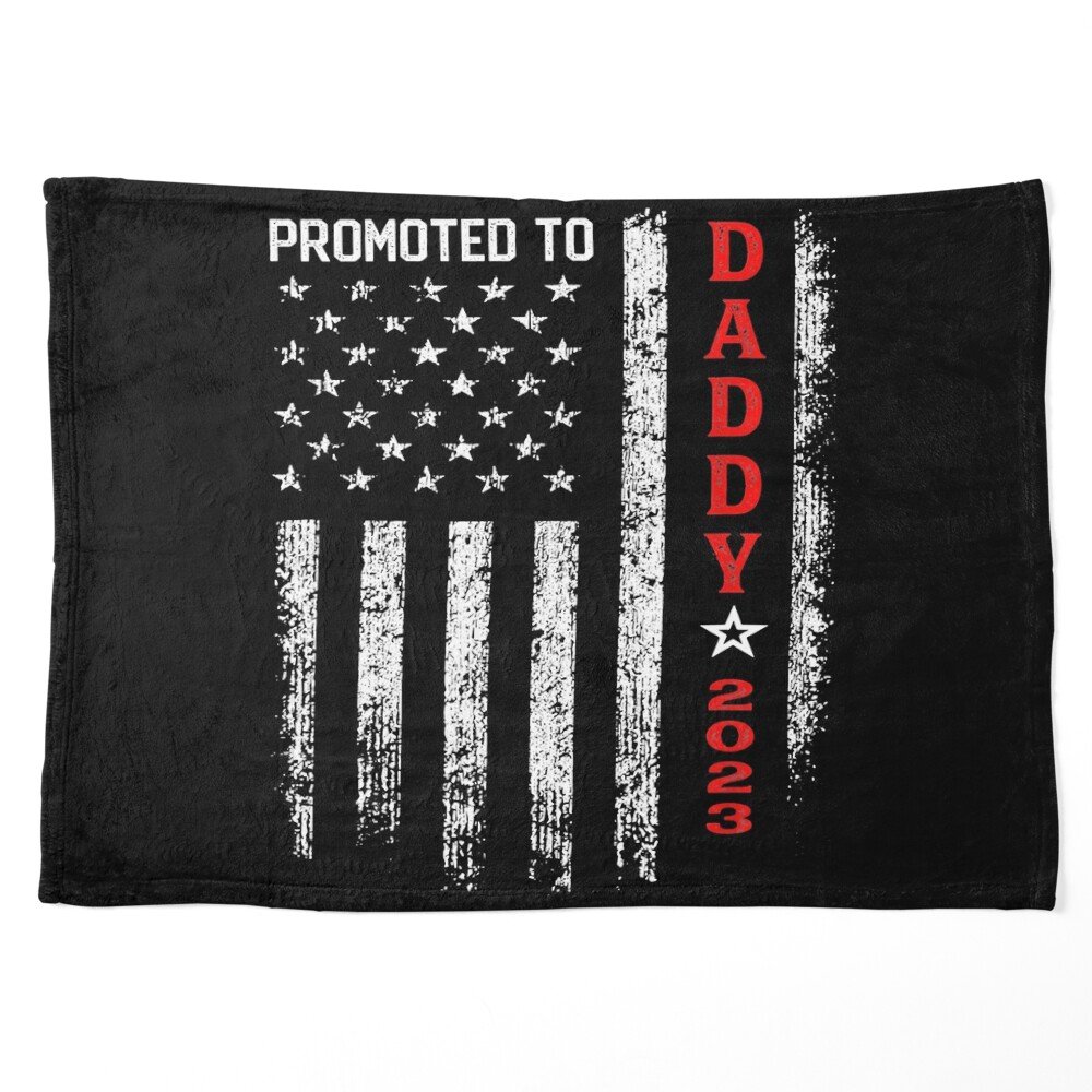 Patriotic S Promoted To Daddy Est 2023 First Time Dad Shirt