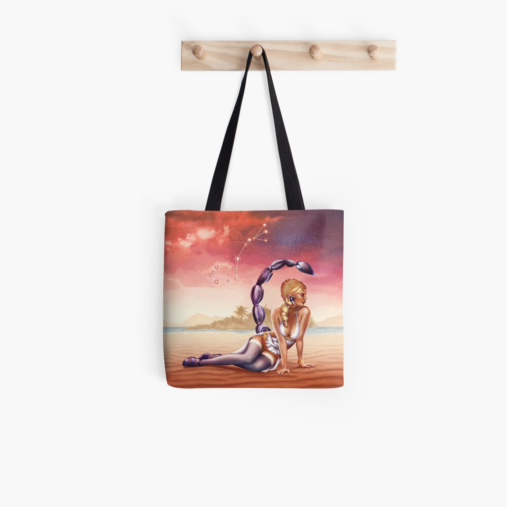 Scorpio OC - 12 Zodiac Ladies Tote Bag