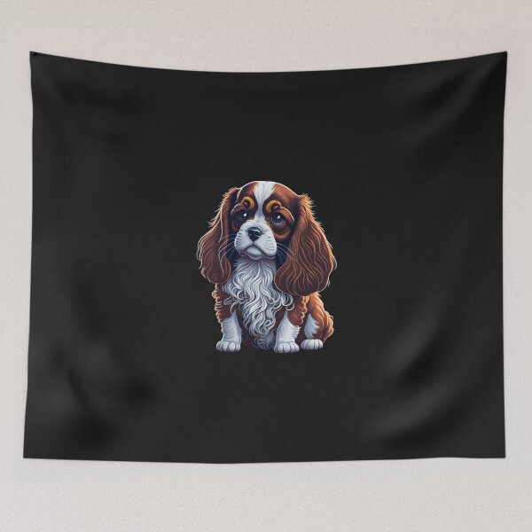 Item preview, English Cavalier King Charles Spaniel - Sticker and Print Out designed and sold by Sir Elgin Ortiz.