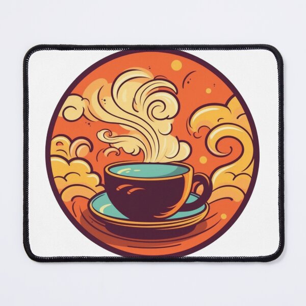 Item preview, Steaming Coffee Starts The Day designed and sold by ToonBrunnette.